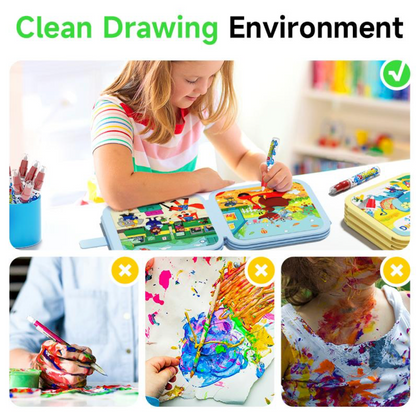 Water Coloring and Doodle Books